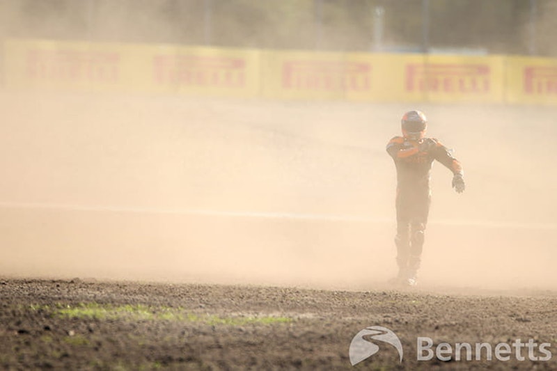 We sat down with renowned Bennetts BSB photographer, Tim Keeton, to take a look back at over 100 crashes he has caught on film over the years.