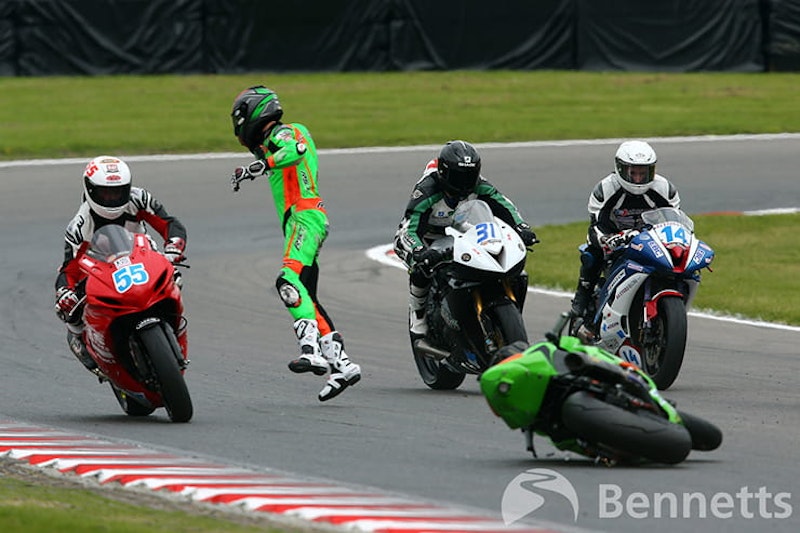 We sat down with renowned Bennetts BSB photographer, Tim Keeton, to take a look back at over 100 crashes he has caught on film over the years.