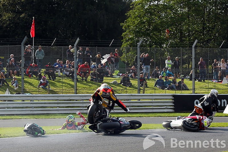 We sat down with renowned Bennetts BSB photographer, Tim Keeton, to take a look back at over 100 crashes he has caught on film over the years.