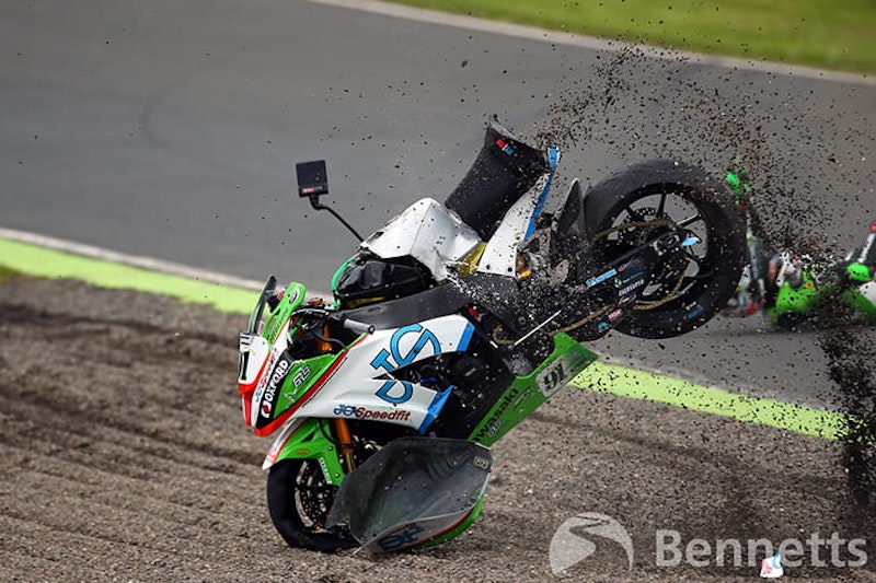 We sat down with renowned Bennetts BSB photographer, Tim Keeton, to take a look back at over 100 crashes he has caught on film over the years.