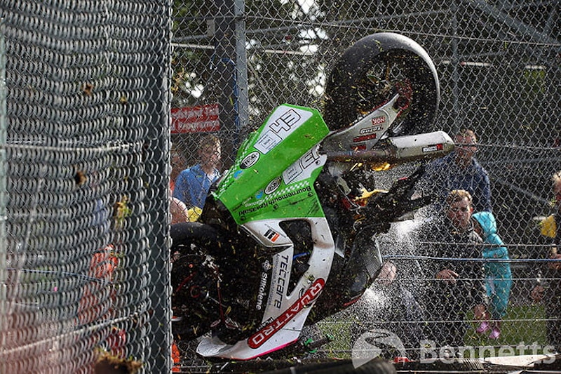 We sat down with renowned Bennetts BSB photographer, Tim Keeton, to take a look back at over 100 crashes he has caught on film over the years.