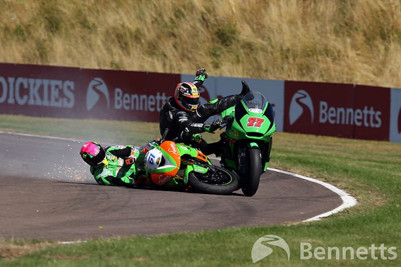 We sat down with renowned Bennetts BSB photographer, Tim Keeton, to take a look back at over 100 crashes he has caught on film over the years.