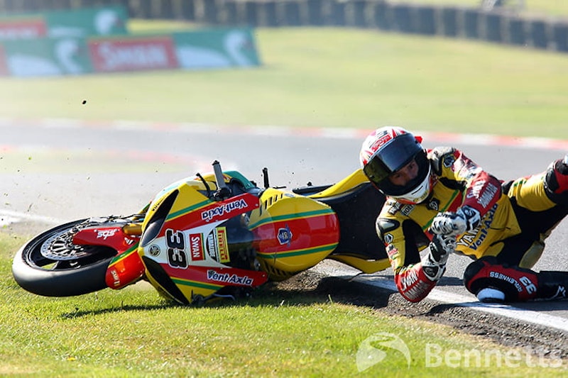 We sat down with renowned Bennetts BSB photographer, Tim Keeton, to take a look back at over 100 crashes he has caught on film over the years.