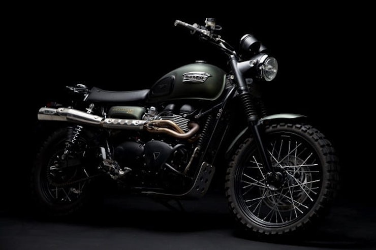 Jurassic World Triumph Scrambler on eBay for charity