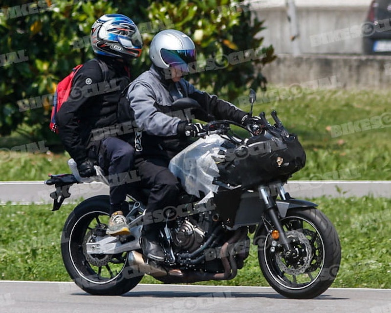 New spy shots! Yamaha MT-07 Tracer