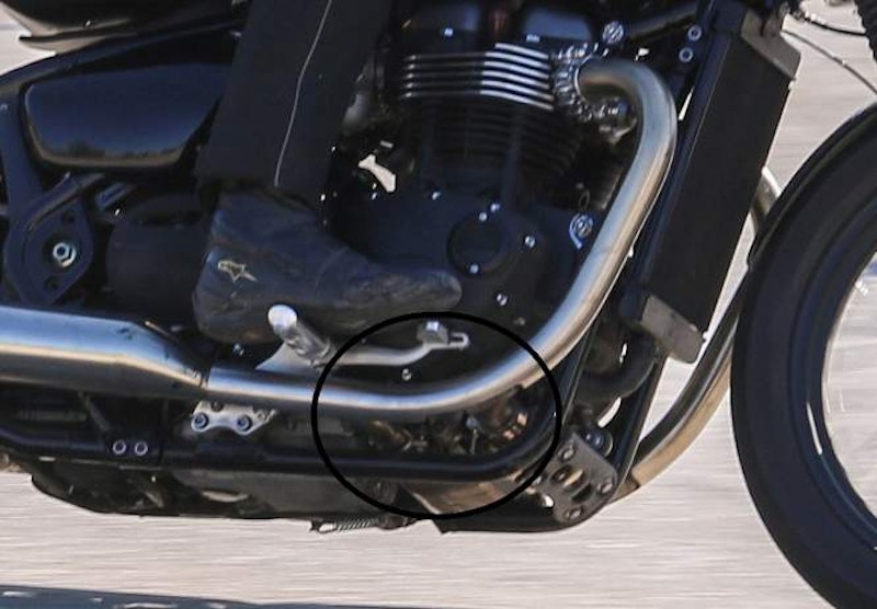 Smart styling by Triumph and the twin apparently straigh-through exhausts