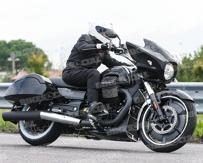 SPOTTED new Moto Guzzi Bagger for 2016