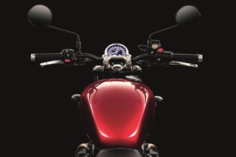 Street Twin's new switch gear and instrument display