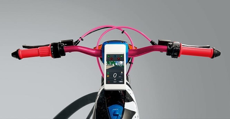 Rear-view camera on the central display