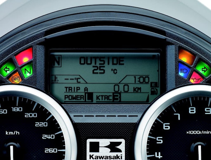 All new instrument cluster