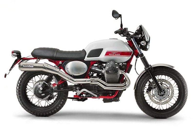 A V7 with off-road styling, known as the Stornello