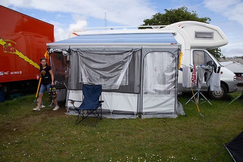Living in the TT paddock - from man-in-a-van to motorhome glam