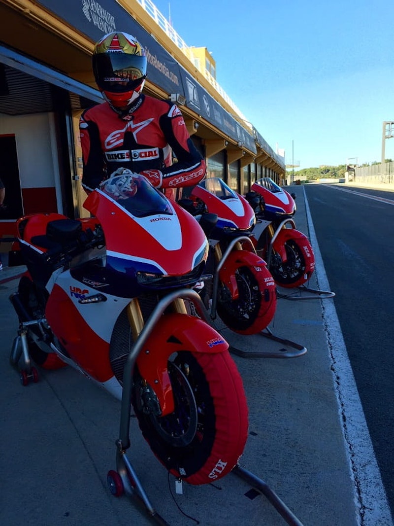 Bike Social's Marc Potter gets ready for his first ride