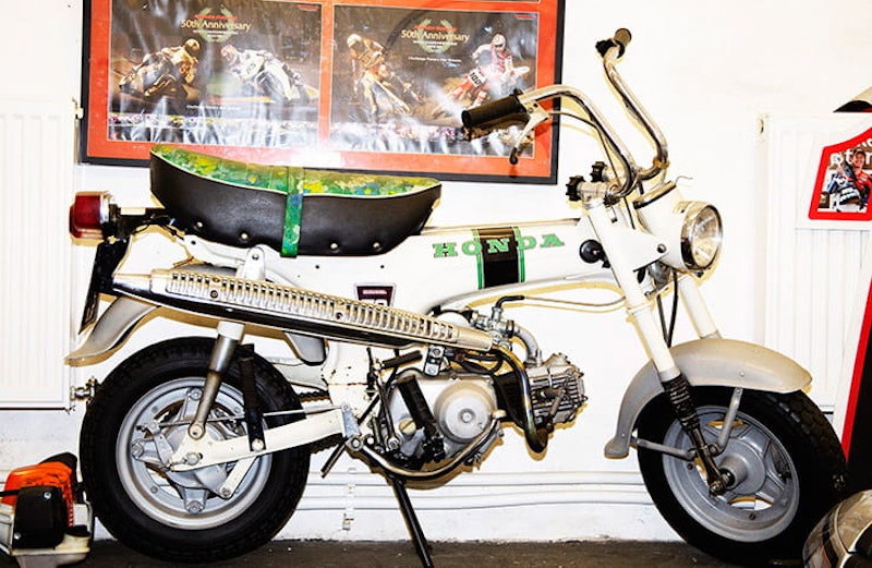 His beloved and rare DAX Honda