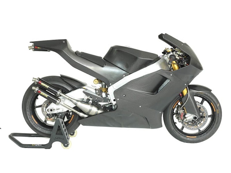 The bike will be raced at World GP Bike Legends