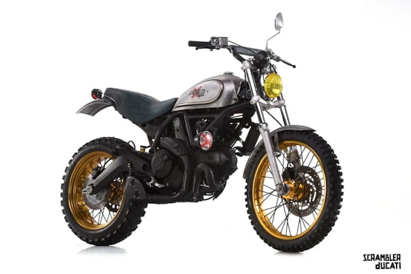 Meet 'Scratch', Officine Mermaid's version of the Ducati Scrambler 'Urban Enduro'