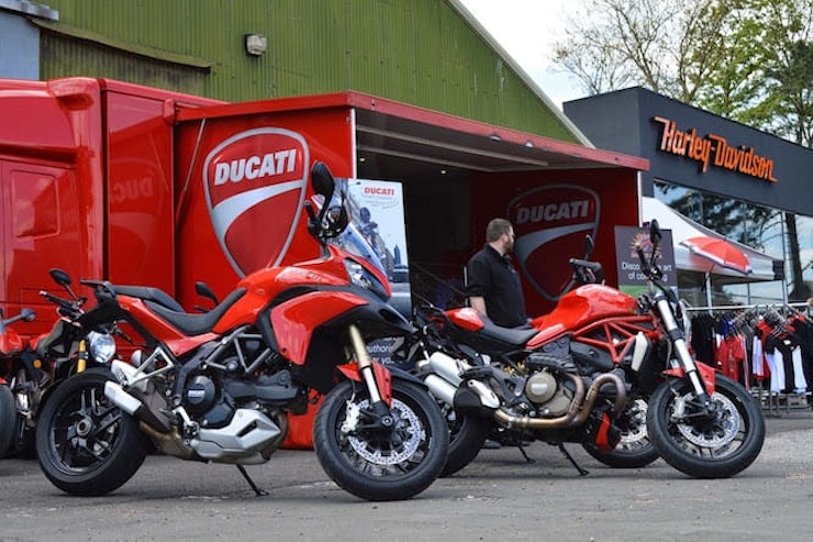 Ride 1299 and Multistrada at Ducati Road Show!