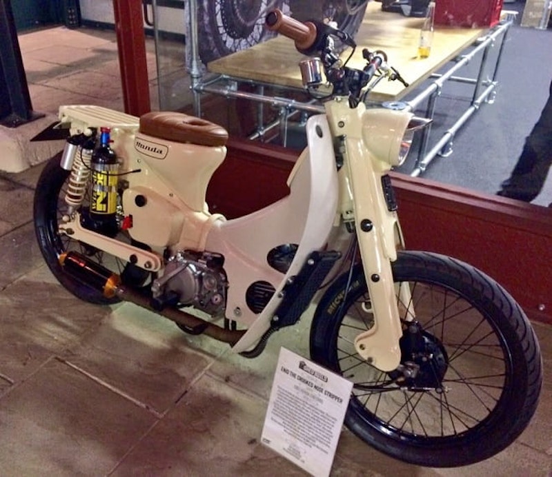 Just what a Honda Cub always needed...nitrous
