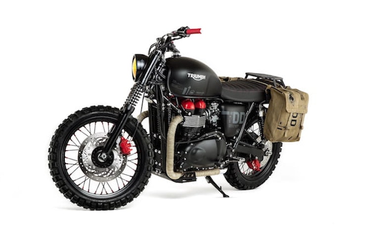 Triumph unveil one off custom Bonneville 'Venom'