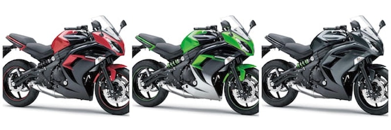 The ER-6F model also gets three new colours