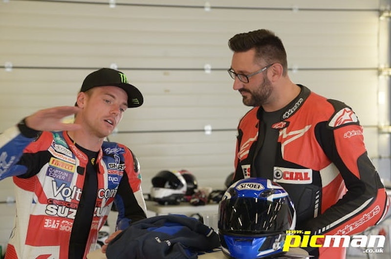 Lowes tells Bike Social's Potter about his lairy action!