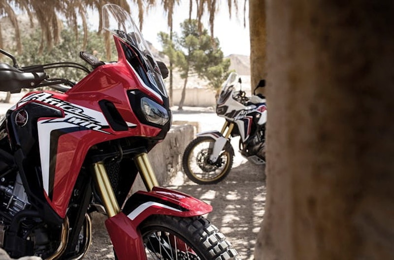 Honda's new CRF1000L Africa Twin on test in Africa.