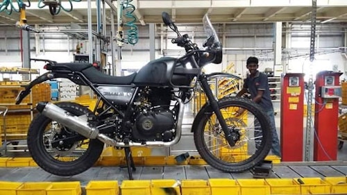 New Royal Enfield Himalayan spied!