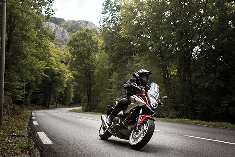 Very much the beginner's adventure bike with a easy-to-use 750cc twin lump
