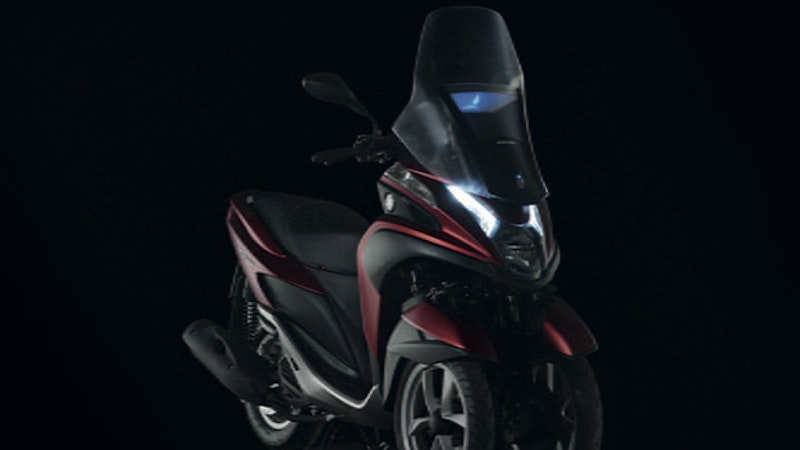 Just a concept at the moment but Samsung and Yamaha believe this could be a step forward in road safety