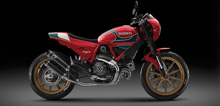 Special edition Mike Hailwood Scrambler unveiled