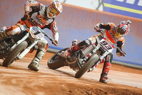 Marquez vs Redding dirt track fight this weekend!