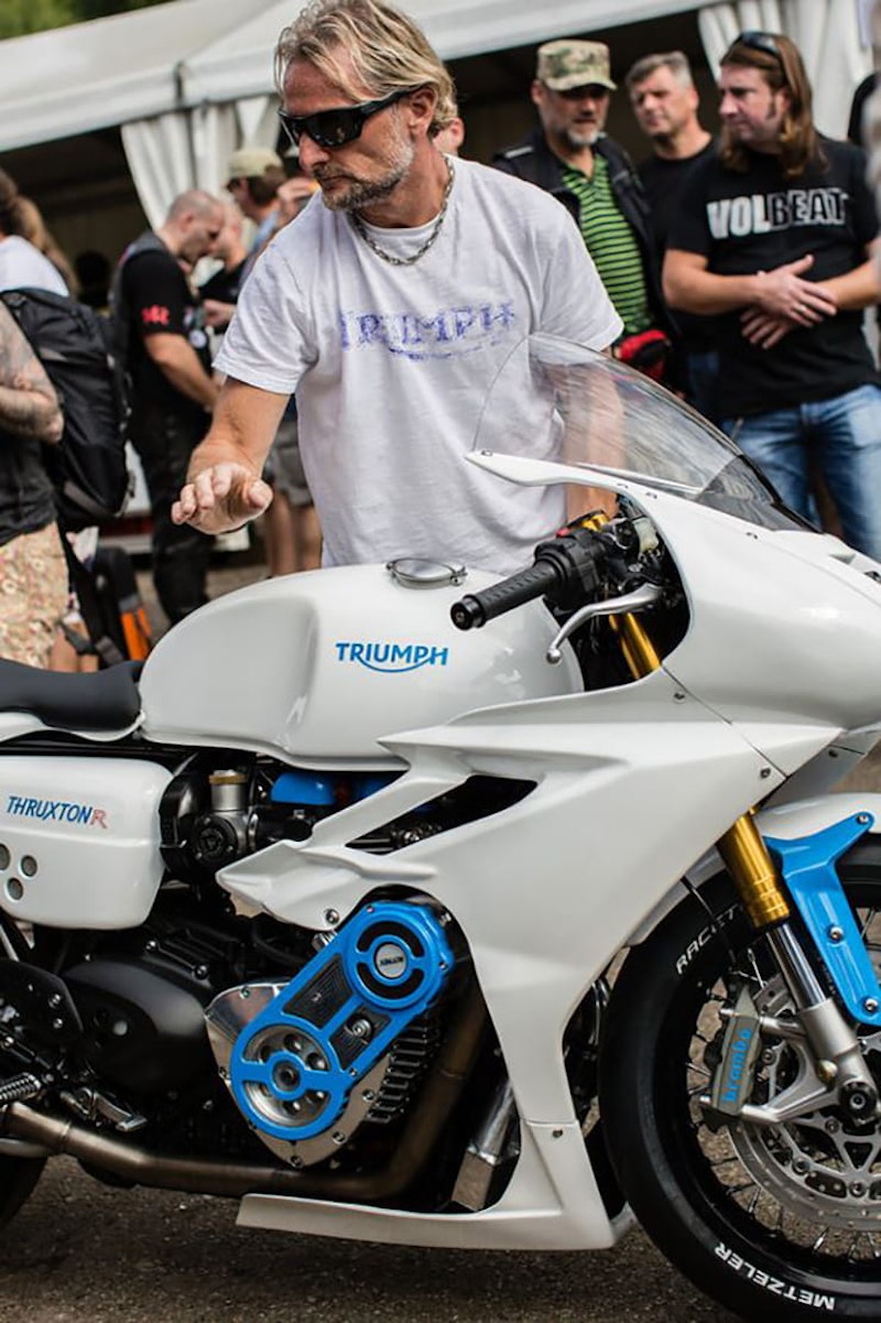 Carl Fogarty and his sprint winning