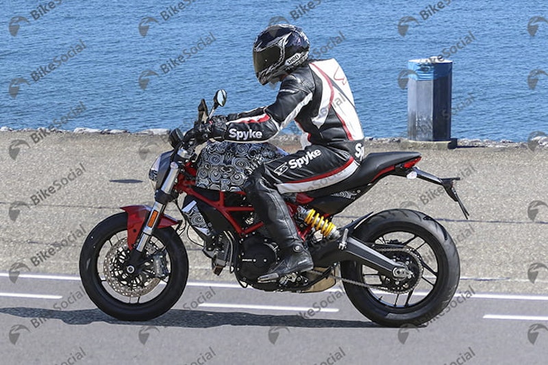 Scrambler chassis and engine with Monster styling