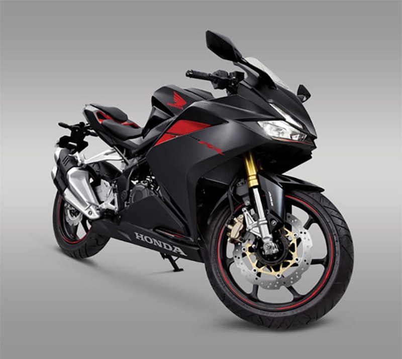 Distinctive new dual headlights for the Honda CBR250RR