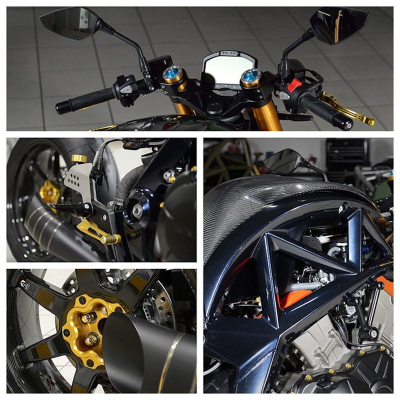 Close up detail of the Ace R