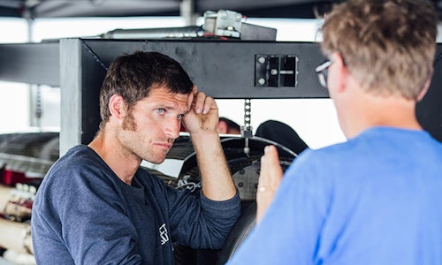 Guy Martin's Bonneville record attempt - salt stops play on day one