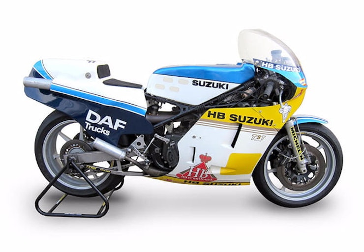 Sheene GP machine set to go under the Bonhams hammer