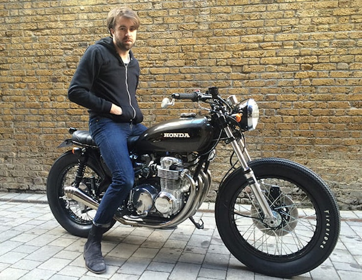 Exclusive: Lead singer of band The Vaccines shows us his freshly built Honda CB550K.
