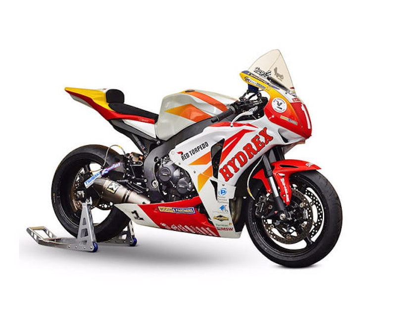 Guy Martin's Honda Fireblade as raced in 2008 and 2009