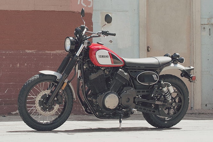 Yamaha join the scrambler set with the SCR950