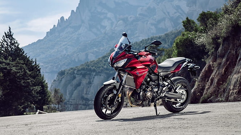 Yamaha Tracer 700 in one of its three available colours - Radical Red