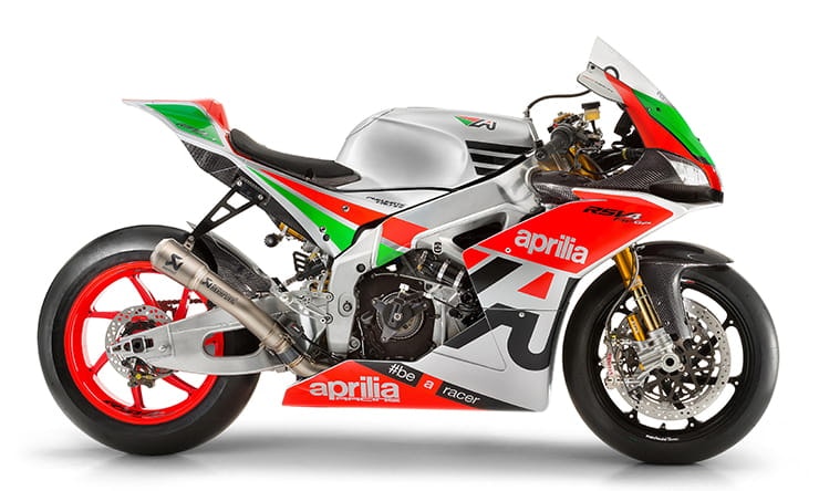 If 250bhp isn’t enough, what you need is an Aprilia RSV4 R FW-GP