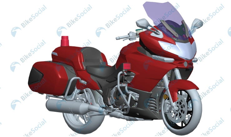 Big Benelli 1200cc triple scooped