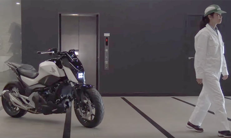 Honda’s self-balancing motorcycle doubles up as a pet