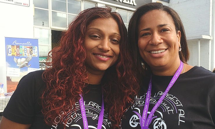 Female motorcyclists seek world record