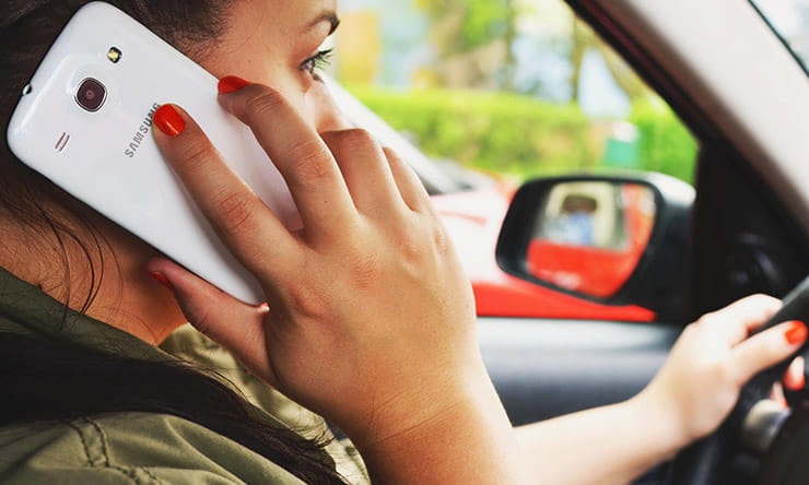 A survey by the Institute of Advanced Motorists shows mobile phone use as the number one bugbear | BikeSocial