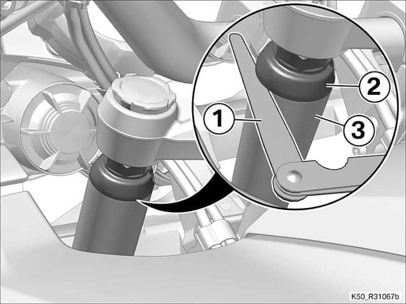 BMW R1200 GS fork Safety recall