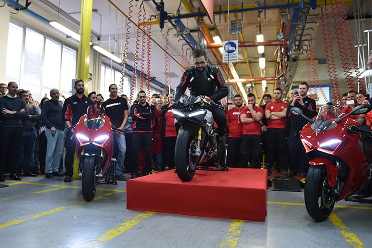 First Ducati Panigale V4 is built