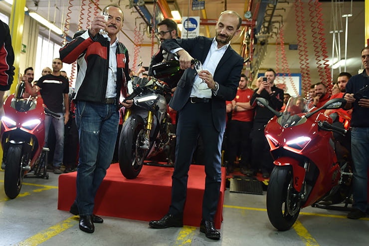 First Ducati Panigale V4 is built
