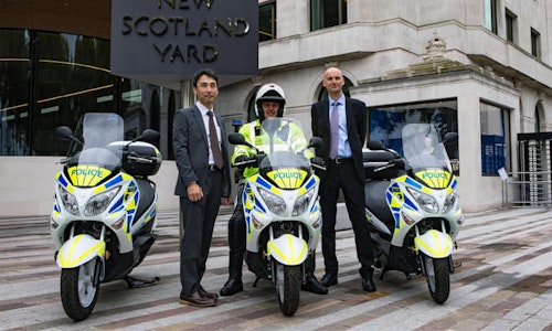 London Police trial Suzuki’s Hydrogen fuel cell scooter